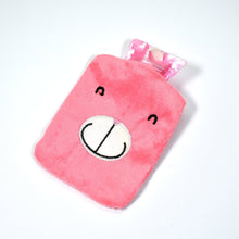 Pink small Hot Water Bag with Cover for Pain Relief, Neck, Shoulder Pain and Hand, Feet Warmer, Menstrual Cramps.