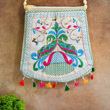 Handcrafted Cotton Embroidered Shoulder Bag / Purse for Girls & women (1 Pc / 9 Inch / Mix Desing)