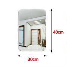 Contemporary 3D mirror stickers for wall decor