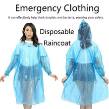 Compact disposable raincoat, easy to carry for travel