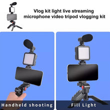 Compact vlogging kit with phone clip