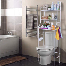 Multi-Layer The Toilet Storage Rack Metal | Bathroom Shelf Space Saving Organizer for Laundry Room Wash Basin Floor Stand