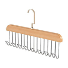 Space Saving 8 Hooks Wooden Hangers (1 Pc)