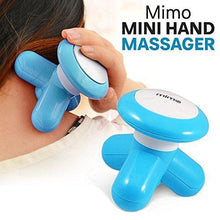 Handheld body massager with ergonomic design for full-body use.