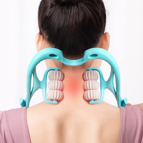 Neck & Shoulder Massager: Portable Relief for Back, Waist & More (1 Pc), Gym Equipment