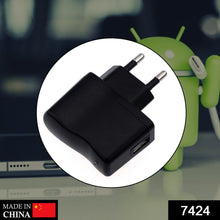 Universal USB wall charger for iPhone, Android, and smart phones, providing efficient charging