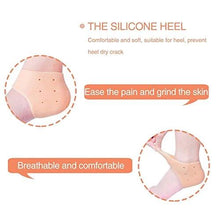 Silicone gel heel repair for cracked and dry skin.