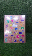 Capital letters learning toy