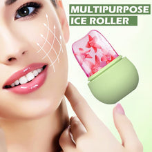 Face ice roller with non-slip silicone, easy grip