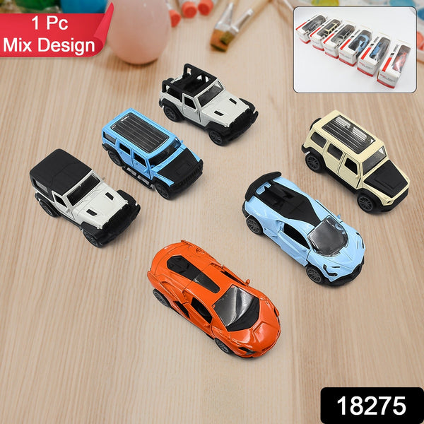 Mini Pull Back Car Widely Used By Kids (1 Pc / Mix Color / Design)