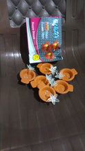 Flower Water Sensor Diyas for Diwali Decoration (6 Pcs Set)