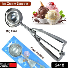 Ice cream scoop with trigger